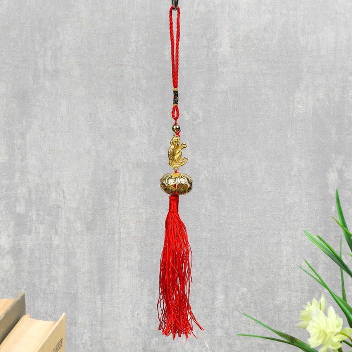 Подвеска "Обезьяна", под золото