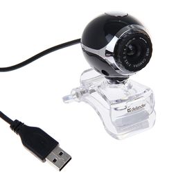 Веб-камера Defender C-090, 0.3 Мп, 640x480, микрофон, черная Ош