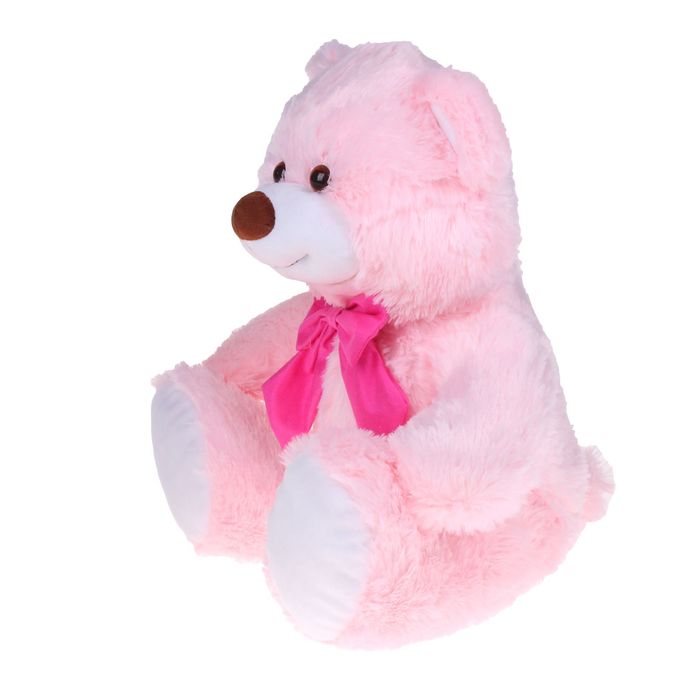 Мягкая игрушка "Мишка с бантом средний", МИКС