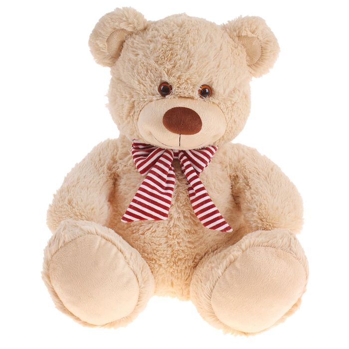Мягкая игрушка "Мишка с бантом средний", МИКС