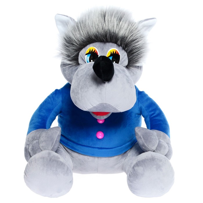 фото Мягкая игрушка «волк в свитере», цвета микс нижегородская игрушка