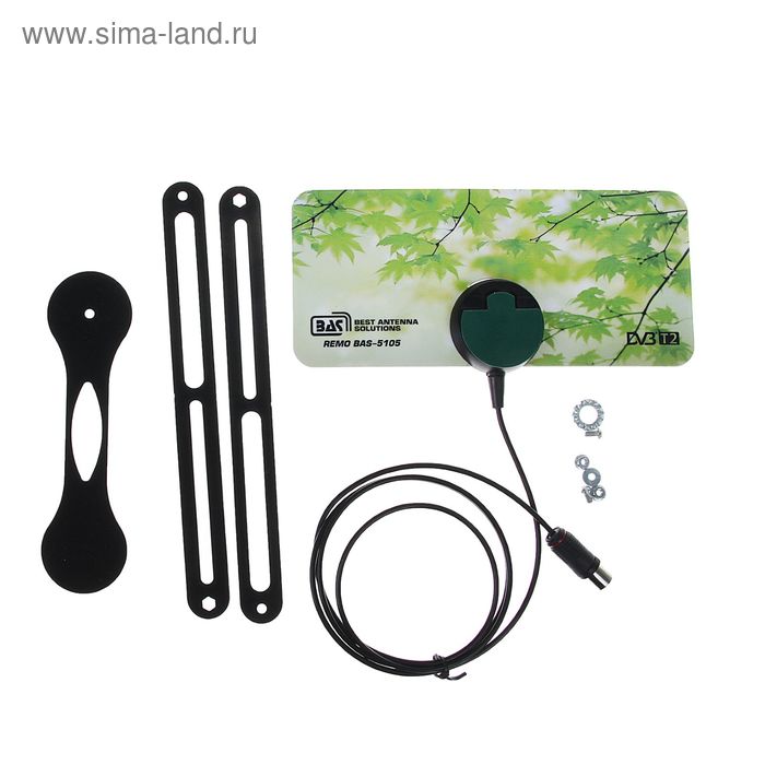 

Антенна "РЭМО" BAS-5105-P, комнатная, пассивная, 5 дБи, DVB-T, DVB-T2, цифровая