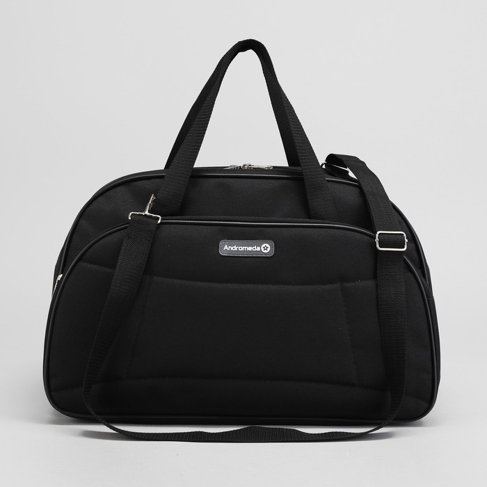 Сумка женская на молнии, 1 отделение, 1 наружный карман, чёрная