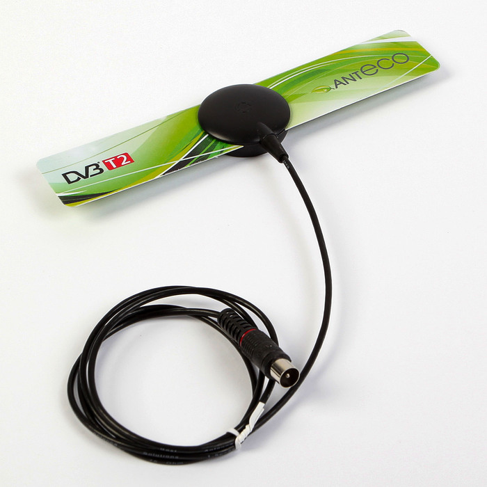 Антенна "РЭМО" BAS-5110-P ANTECO, комнатная, пассивная, 2 дБ, DVB-T, DVB-T2, аналог