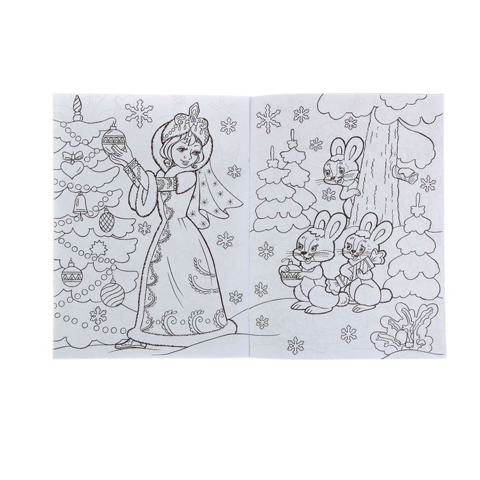 Новогодняя книжка "Снегурочка"