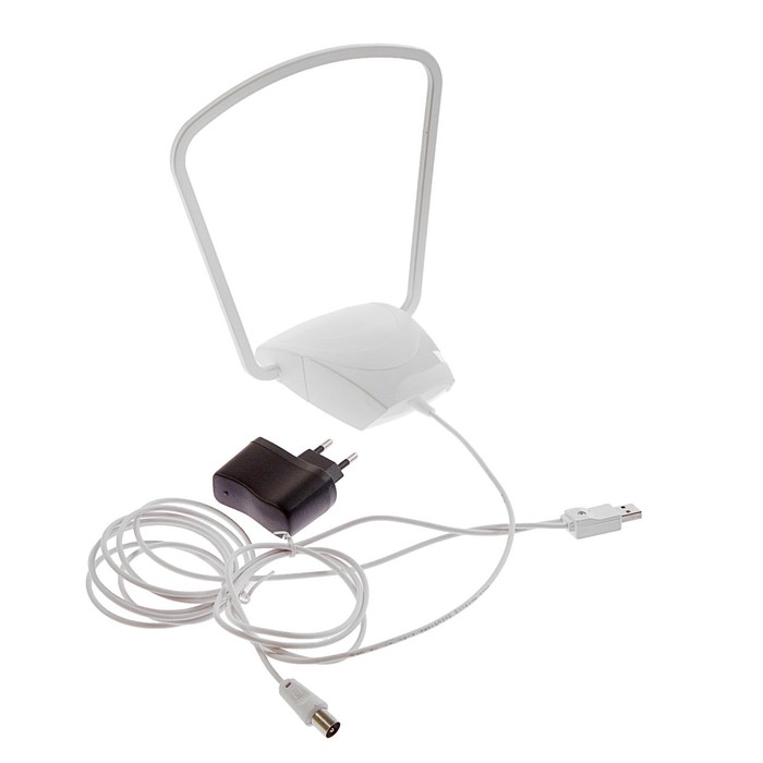 Антенна "РЭМО" BAS-5701 Mini Digital, комнатная, активная, 33 дБ, DVB-T, DVB-T2