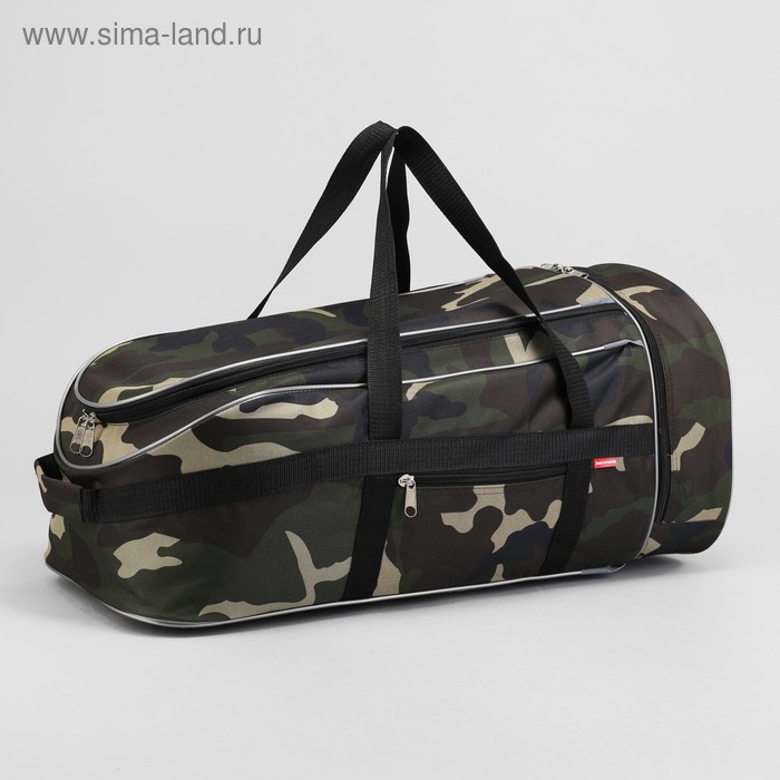 фото Рюкзак-сумка, отдел на молнии, наружный карман, объём - 58 л, цвет хаки andromeda