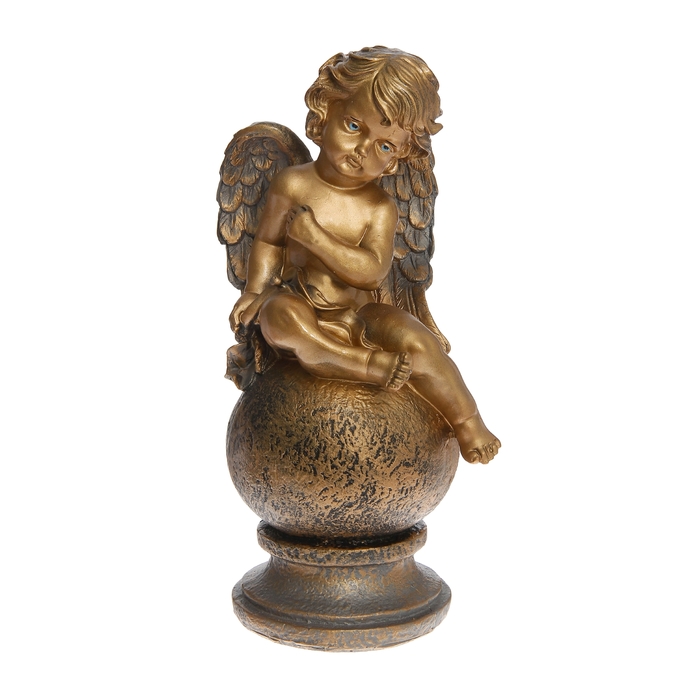 Статуэтка "Амур на шаре" бронза