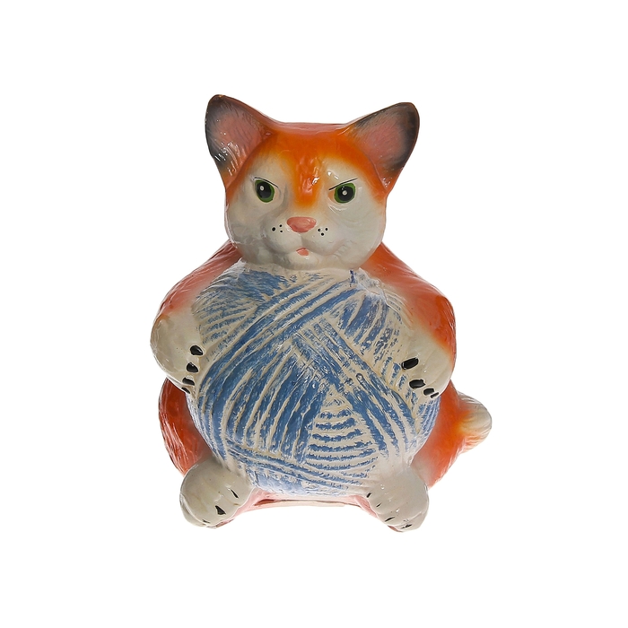 Копилка "Кот с клубком"