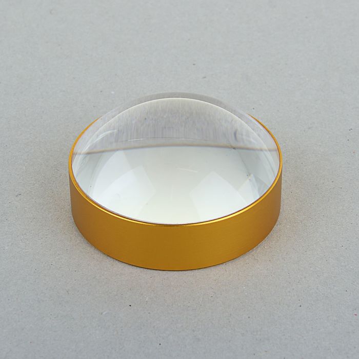 Лупа 3х-4х, d=6 см, стекло, металл, 3х6.3х6.3 см