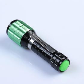 

Фонарь профессиональный, аккумуляторный, "Гриф" 3 режима, чёрно-зелёный