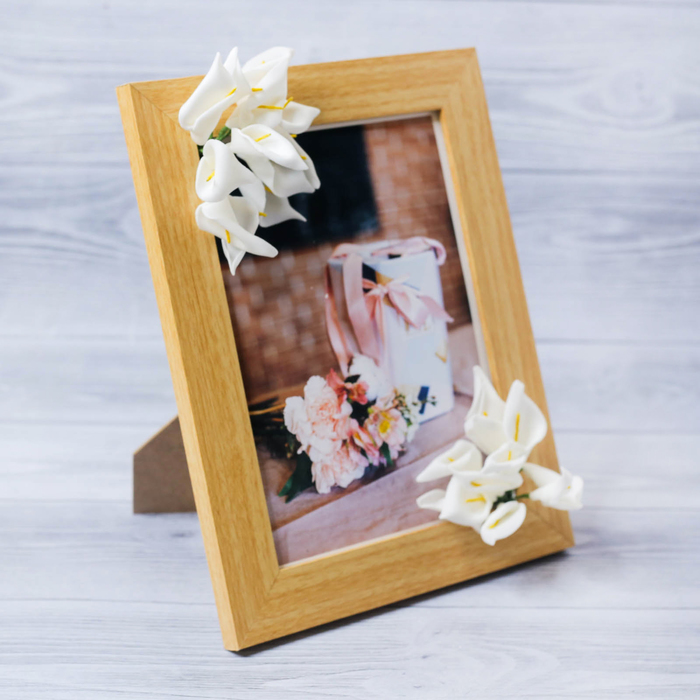 Декоративная фоторамка–панно «Гармонии и мира» с цветами, 15 х 20 см