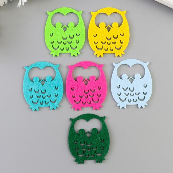 Набор декора для творчества "Филин", 6 шт.