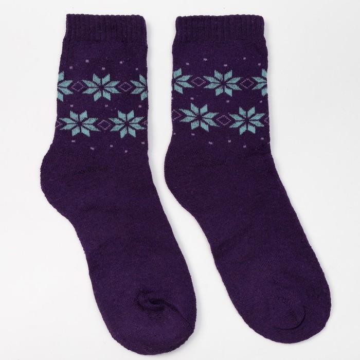 Носки женские махровые "Классика", размер 23-25 (размер обуви 36-39), цвет микс