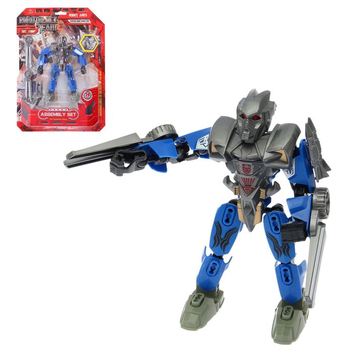 Робот-конструктор «Герой», 28 деталей, МИКС