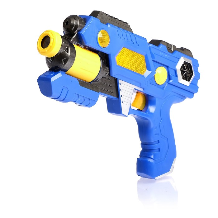 Пистолет "Космобластер", световые и звуковые эффекты, работает от батареек