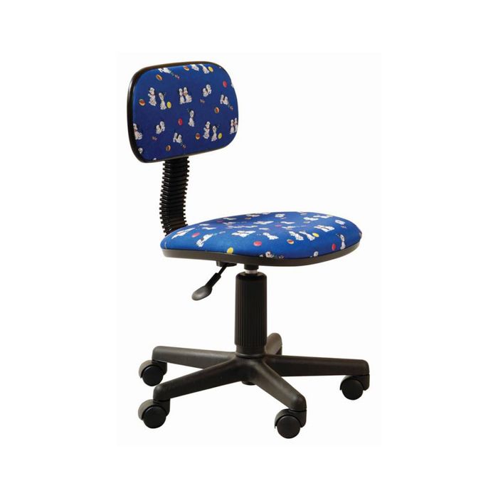 Кресло CH-201NX/DOGS-BL синий, собачки