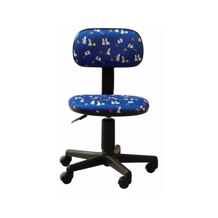 Кресло CH-201NX/DOGS-BL синий, собачки