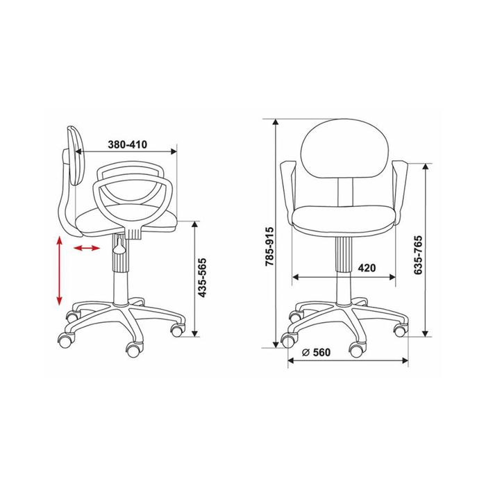 Кресло Бюрократ CH-213AXN/12-191 синий