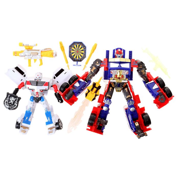 Игровой набор «Трансформеры», световые и звуковые эффекты, 2 шт, цвета МИКС