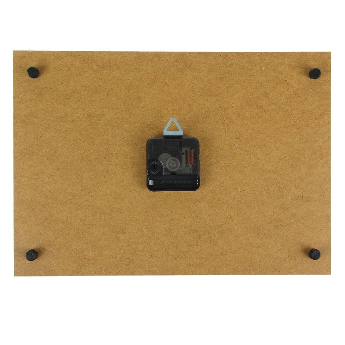 Часы настенные прямоугольные "Клубника и ромашка"25х35см микс