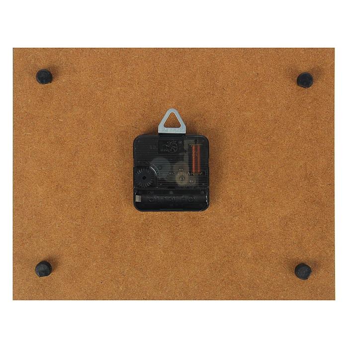 Часы настенные прямоугольные "Плюшевый мишка" микс 25х35см