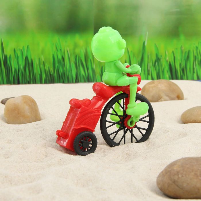 Животное инерционное "Велосипедист", МИКС