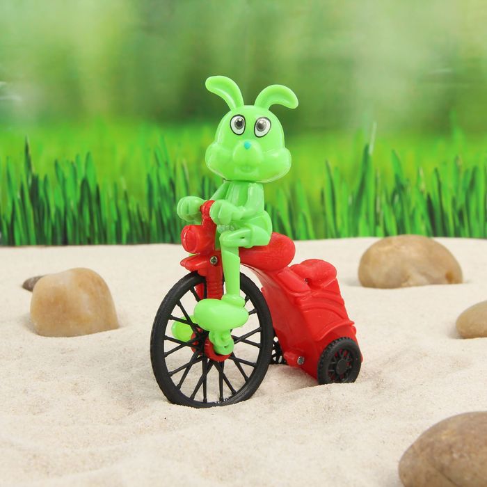 Животное инерционное "Велосипедист", МИКС