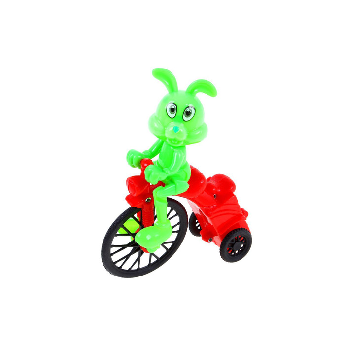 Животное инерционное "Велосипедист", МИКС