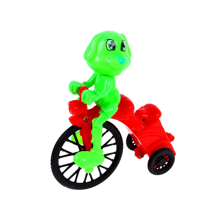 Животное инерционное "Велосипедист", МИКС