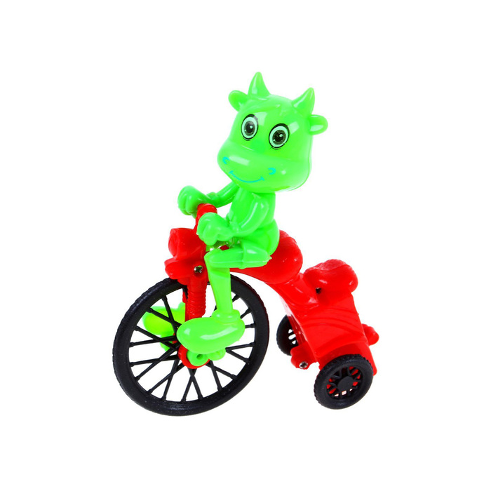 Животное инерционное "Велосипедист", МИКС