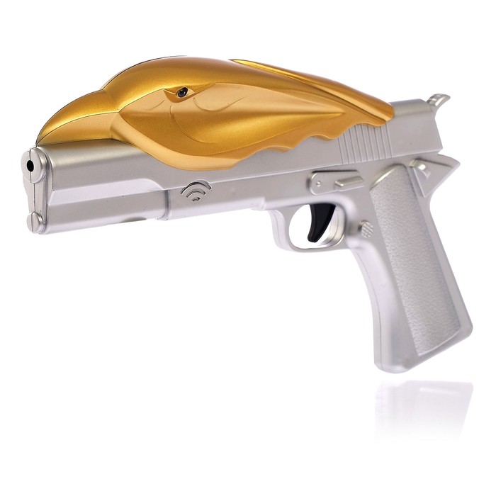 Пистолет "Космобластер", световые и звуковые эффекты, работает от батареек