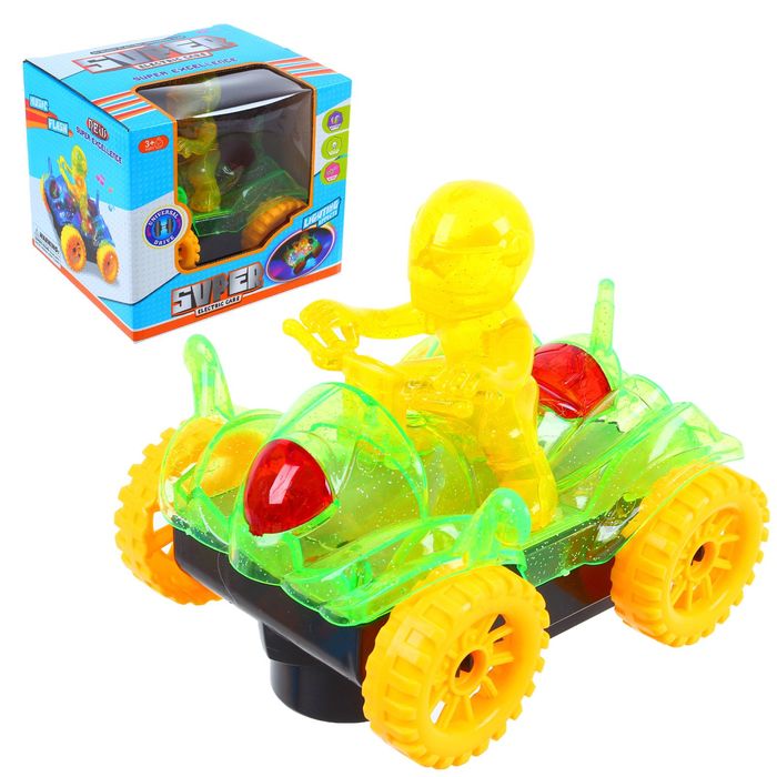 Мотоцикл "Квадроциклист", световые и звуковые эффекты, МИКС