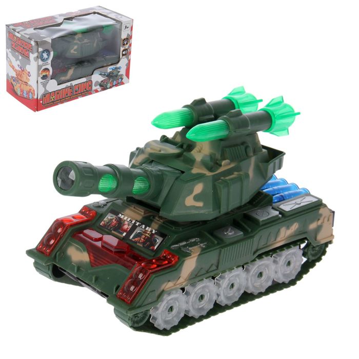 Танк "Захватчик", световые и звуковые эффекты