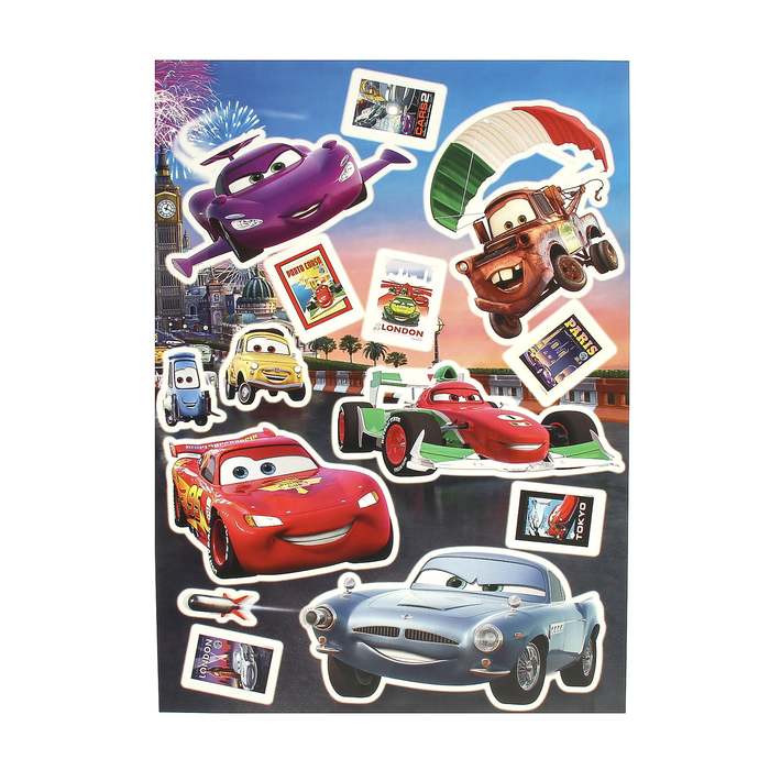 Наклейки интерьерные "Тачки: под прикрытием"