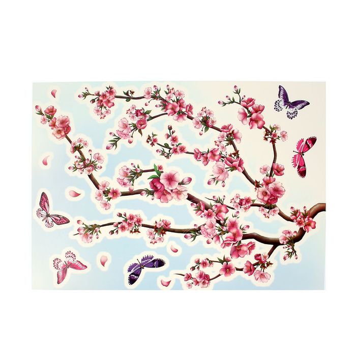 Наклейки интерьерные "Сакура"