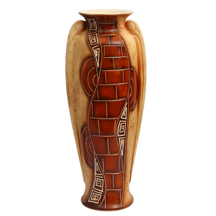 Ваза напольная "Ева" кирпичи