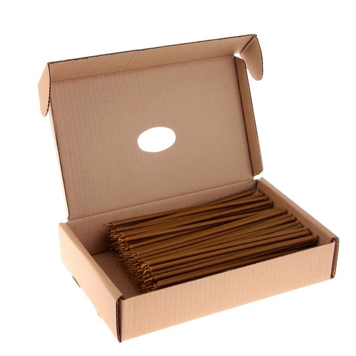 Свечи церковные восковые № 60, упаковка 2кг