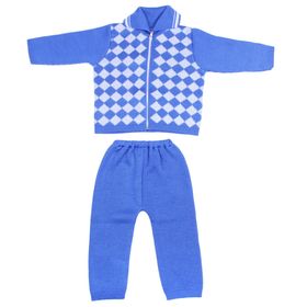 

Кофта с рейтузами «Ромбики», рост 68-74 см, цвет синий