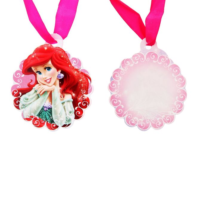 Пакет ламинированный вертикальный "Милой Принцессе", Принцессы, 31 х4 0 см, + мини-открытка, бумажная корона