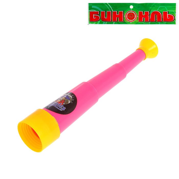 Игрушка подзорная труба "Капитан пиратов", раскладывается до 23 см, цвета МИКС