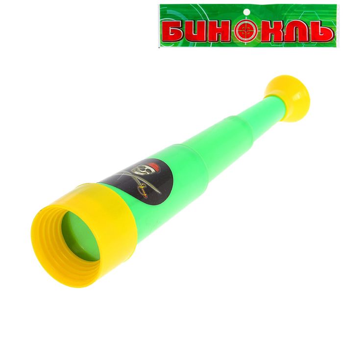 Игрушка подзорная труба "Капитан пиратов", раскладывается до 23 см, цвета МИКС