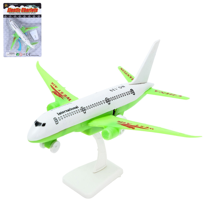 Самолет инерционный "Воздушный корабль", цвета МИКС