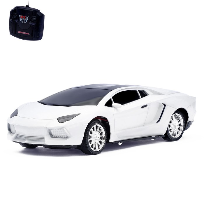 Машина радиоуправляемая "Гонка", масштаб 1:24, световые эффекты, цвета МИКС