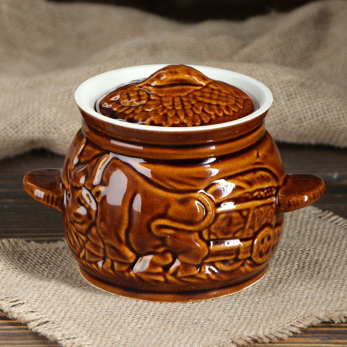 Горшочек для запекания "Бык" 0,6 л