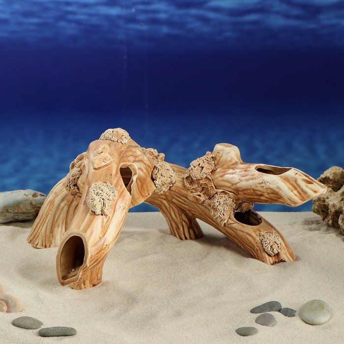 Декорации для аквариума "Коряга двойная"