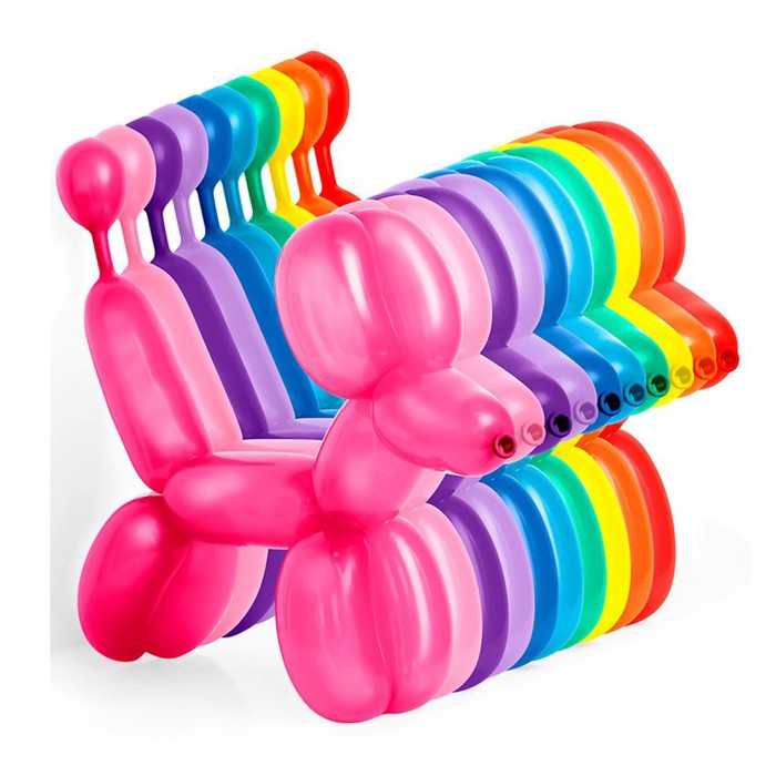 Шар для моделирования 360, пастель, набор 100 шт., цвета МИКС