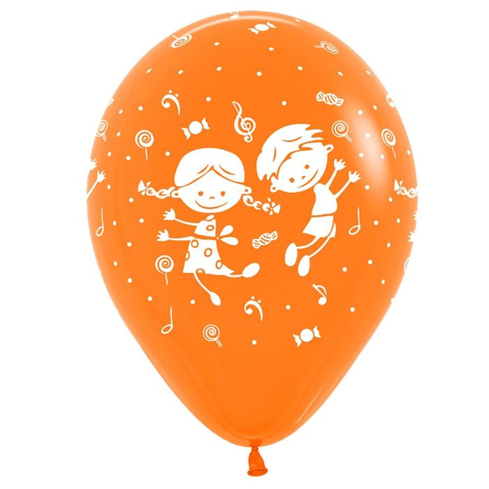 Шар латексный 12" "Детки", пастель, набор 50 шт., 3 дизайна, цвета МИКС