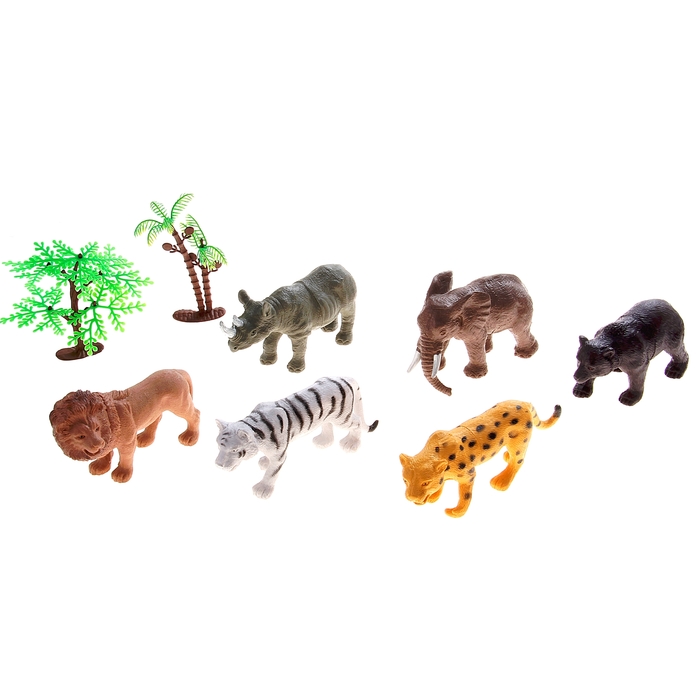 Набор животных "Африка" с аксессуарами, 6 фигурок