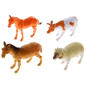 Набор животных «Ферма», 4 фигурки от Сима-ленд